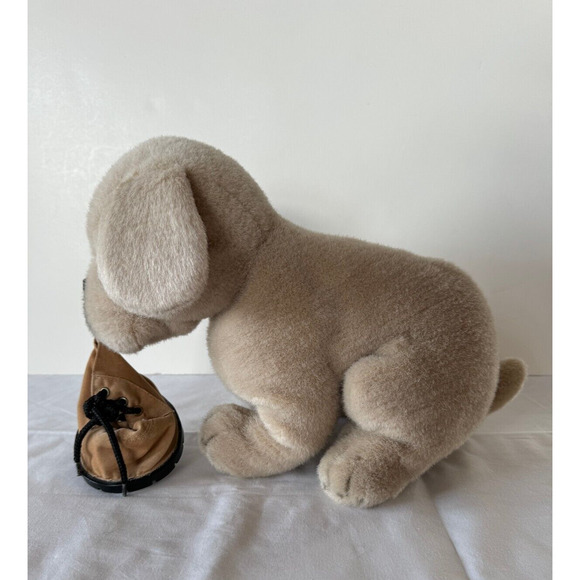 Vintage Applause Avanti Dog with Shoe 1986 Puppy 12" PLUSH Stuffed Baby Animal - Picture 4 of 8